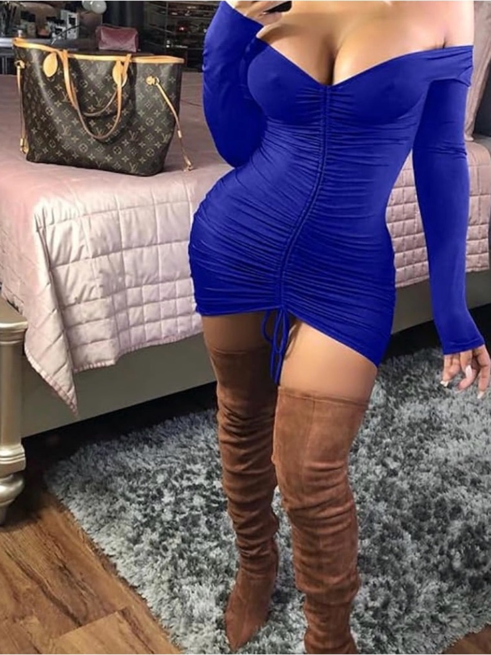 Sexy Blue Dress - Picture 2 of 2